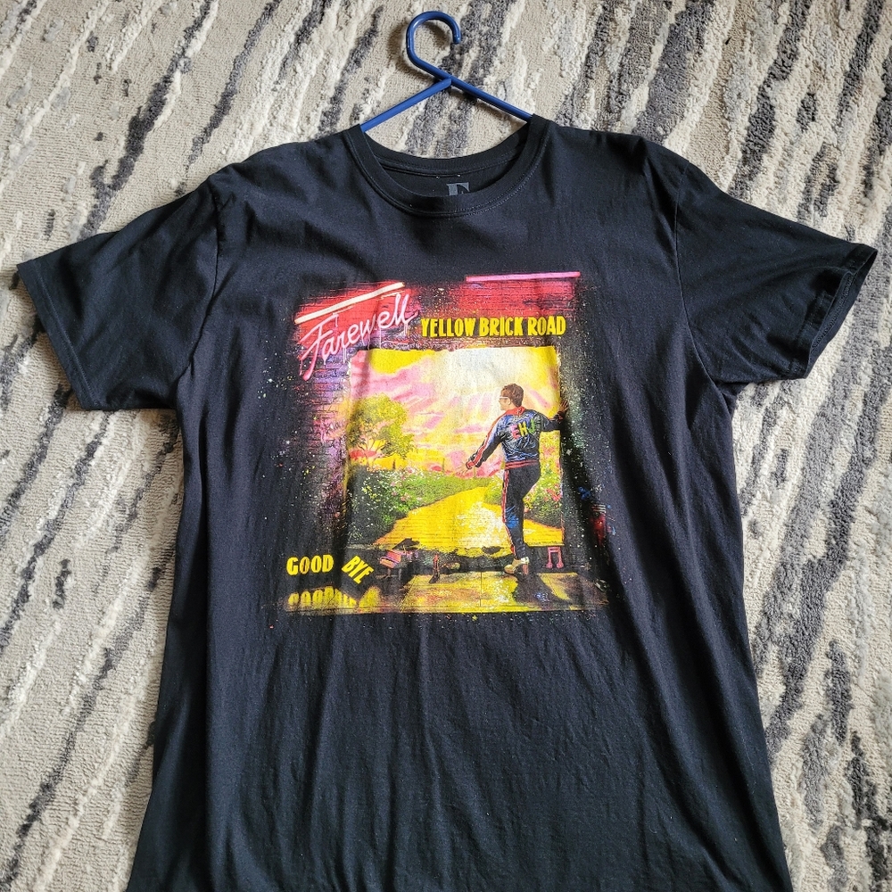 FARWELL YELLOW BRICK ROAD Elton John T-shirt xl